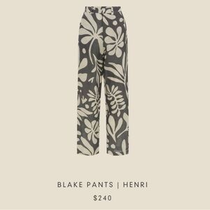 ISO - soleil soleil Blake pants - henri. SiZe M or L